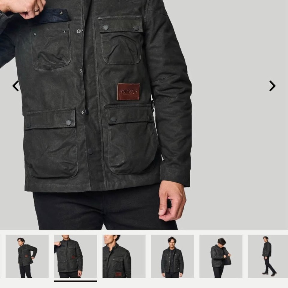 Mccoy Men's Military Field Jacket - Dark Gray